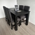 MESA NEGRA 2V + 4 SILLAS - comprar online
