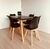 MESA NORDICA + 4 SILLAS TULIP - tienda online