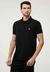 Camisa Polo Aéropostale Reta Lisa Preta - comprar online