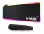 MOUSEPAD GAMER EXTRA GRANDE LED 80X30CM TIPO SPEDDE PRETO