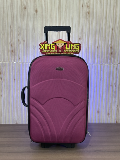 MALA M MÉDIA EXPANSIVA EM POLIÉSTER FOX COM RODINHAS 9021 M