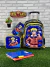KIT INFANTIL DE 3 PEÇAS 3D, MOCHILA COM RODINHA ESCOLAR, LANCHEIRA E ESTOJO - comprar online