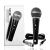 MICROFONE PROFISSIONAL PREMIUM C/FIO CABO DE 5M - loja online