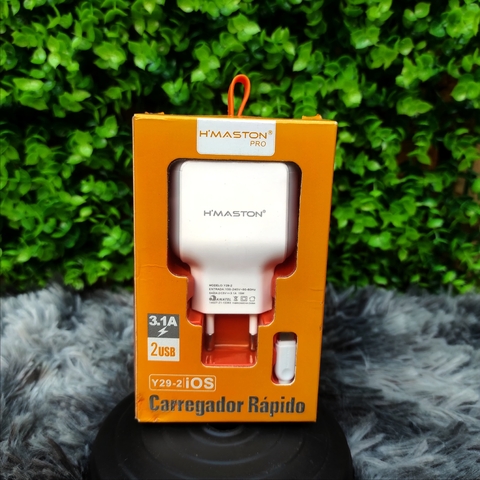 CARREGADOR IPHONE Y29-2 HMASTON TURBO