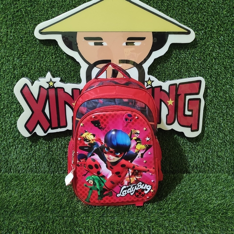 MOCHILA COSTA MÉDIA INFANTIL FEM LADYBUG ALTO RELEVO 3D