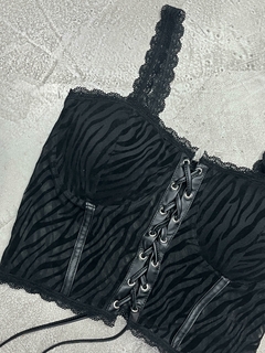 TOP CORSET PRINT - comprar online