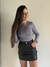 Body Manga Longa - Cinza - comprar online
