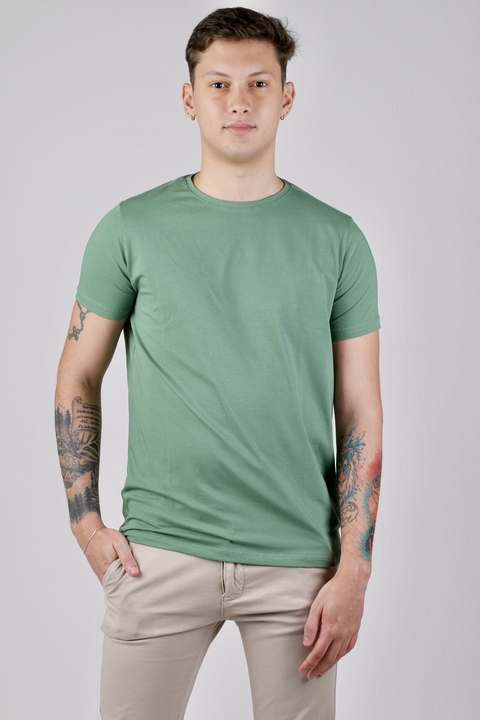 Camiseta algodão egípcio - Verde