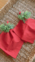 guardanapo vermelho de bolinha branca - comprar online