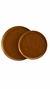 Prato sobremesa cerâmica terracota - comprar online