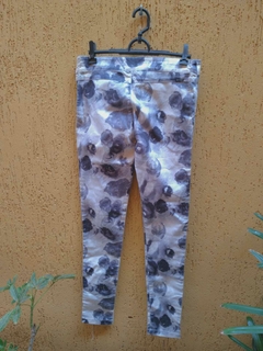 Jeggings Skinny Estampa Floral Boho Tamanho: M - Tio Apu Store