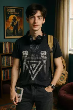 Camiseta Masculina Preta Star Wars - Tamanho: M - comprar online