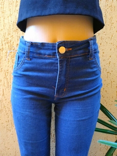 Calça Jeans Flare Cintura Alta Feminina - Tamanho 44