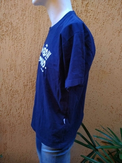 Camiseta Azul-Marinho 'Velho Não, Semi Novo!' - Tamanho M - Tio Apu Store