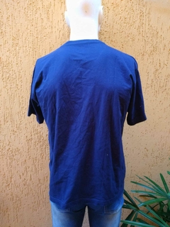 Camiseta Azul-Marinho 'Velho Não, Semi Novo!' - Tamanho M - loja online