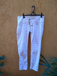 Calça Quadriculada Branca e Preta - Tamanho 38 - comprar online