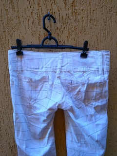 Imagem do Calça Quadriculada Branca e Preta - Tamanho 38