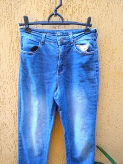 Calça Jeans Skinny Azul Médio - Tamanho 36 - Tio Apu Store