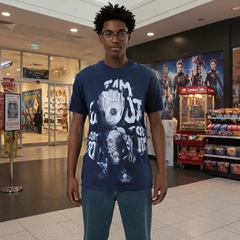 Camiseta Preta Groot 'I Am Groot' - Tamanho M