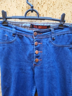 Calça Jeans Skinny Azul Escuro - Tamanho 38 - loja online