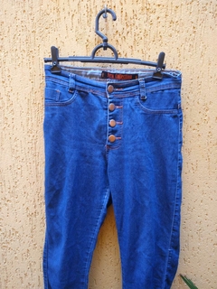 Calça Jeans Skinny Azul Escuro - Tamanho 38 - Tio Apu Store