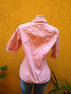Imagem do Camisa Jeans Rosa Claro - Tamanho G