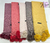 Lenço Cashmere Liso com Pom Pom