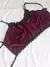 Bustier bordó en internet