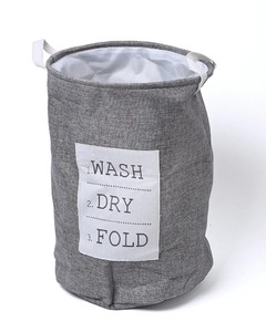 Cesto “Wash dry fold grey”