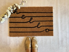 Felpudos de coco hello - comprar online