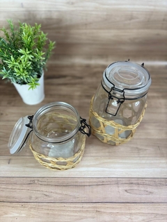 Frasco de vidrio con cierre hermetico - PuntoP Home y Deco