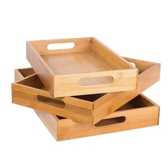 Bandejas de Bambú