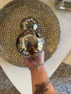 Esfera de plata - PuntoP Home y Deco