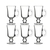 Jogo de 6 Canecas Diamond Clear - 190ml