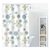 Cortina para Box Floral Azul - 180x180cm