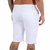 Bermuda Jeans Masculina Destroyed: Branca - Zaira Fashion Store