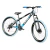 Bicicleta Aro 26 Vikingx Preto/Azul 21v Câmbios Shimano Pneu Branco