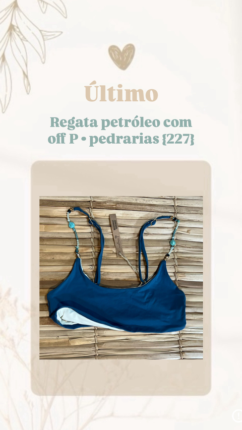 ÚLTIMO Regata Azul Petróleo P reversível Off - comprar online