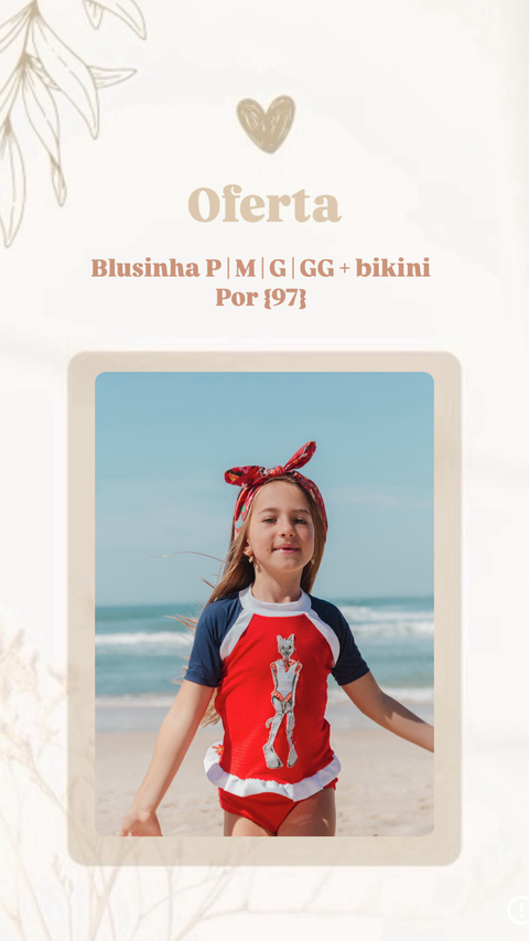 Oferta! Blusinha Paris + bikini
