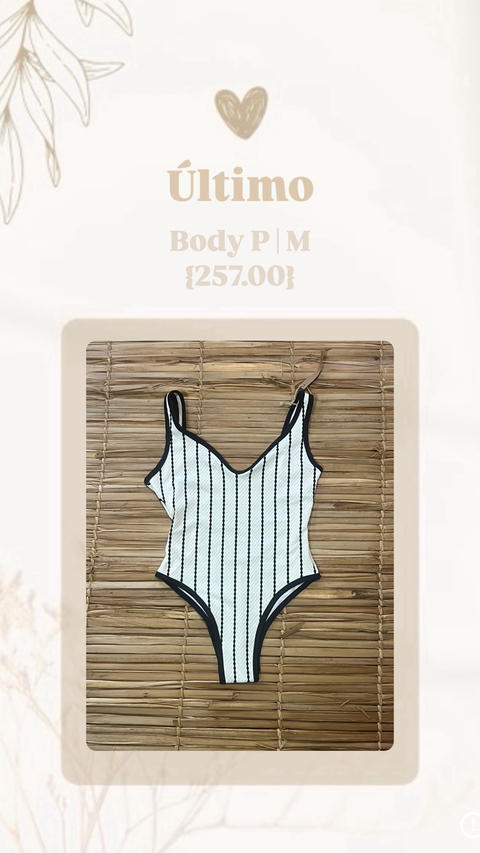 ÚLTIMO Body Listrado
