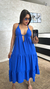 Vestido Decote azul