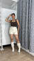 Short couro off
