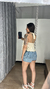 Short Jeans detalhe corrente na internet