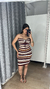 Vestido tricô modal