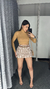 Short saia listras