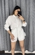 Conjunto strass branco