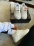 Air Force Croco branco/dourado