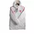 Jaqueta Corta-Vento Flamengo 23/24 Masculina Adidas - Branco com detalhes em vermelho