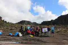 Roraima Mount in Venezuela, Brazil and Guyana