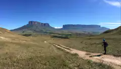 Roraima Mount in Venezuela, Brazil and Guyana